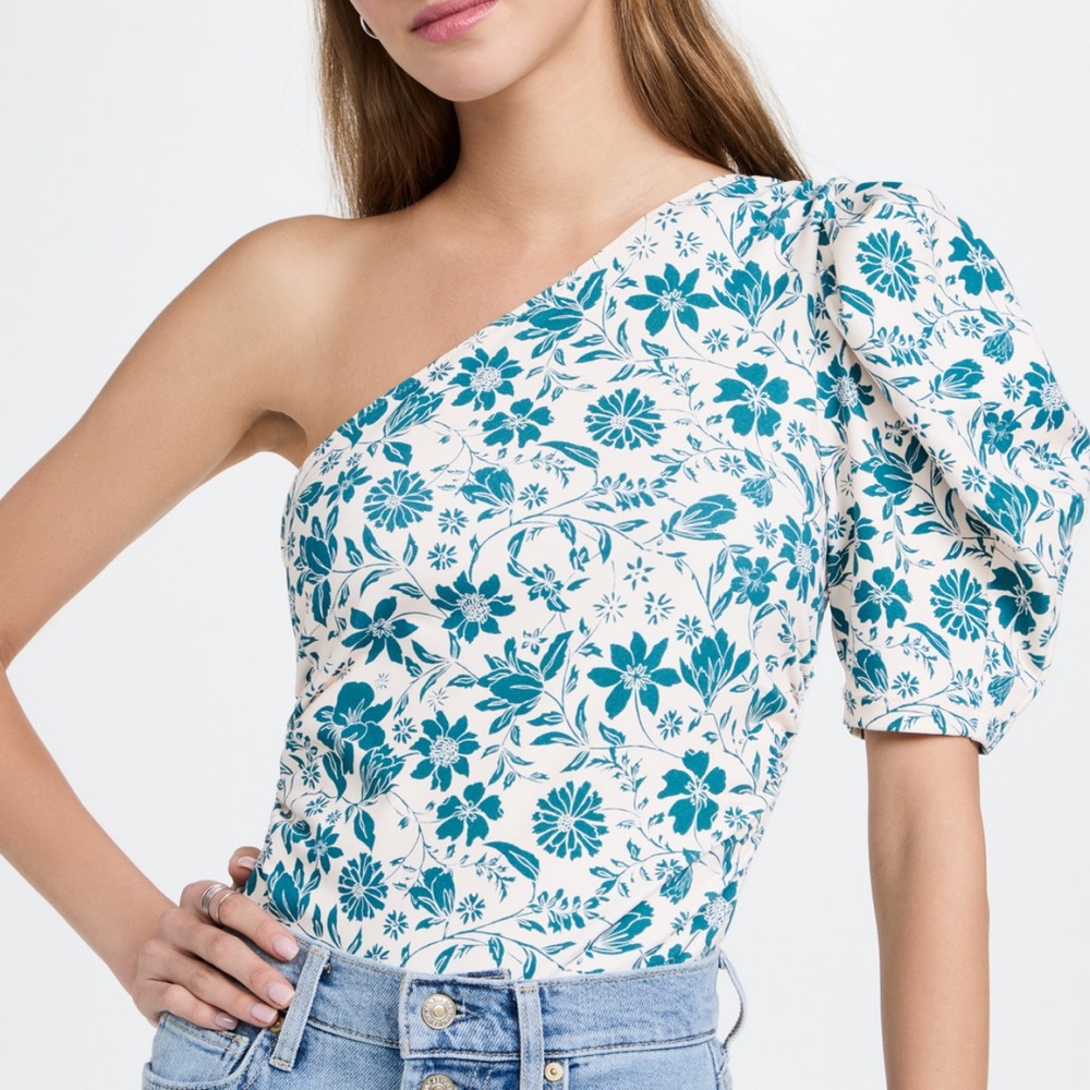 Free people something bout you thing bodysuit in “petal combo”